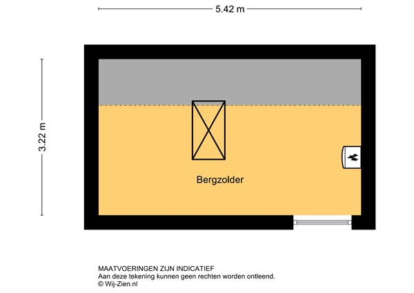 Touwbaan 34, 2953 HB Alblasserdam - Bergzolder - 2D - Touwbaan 34 te Alblasserdam.jpg