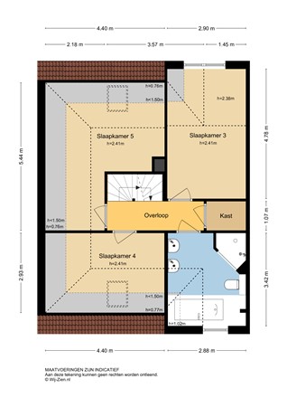 De Vang 12, 2954 PA Alblasserdam - Plattegrond EV 2D - De Vang 12 te Alblasserdam.jpg