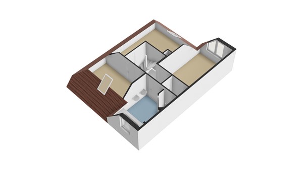 De Vang 12, 2954 PA Alblasserdam - Plattegrond EV 3D - De Vang 12 te Alblasserdam.jpg