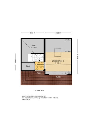 De Vang 12, 2954 PA Alblasserdam - Plattegrond TV 2D - De Vang 12 te Alblasserdam.jpg