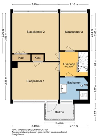 Pootstraat 6, 3351 ES Papendrecht - Plattegrond EV 2D - Pootstraat 6 te Papendrecht.jpg