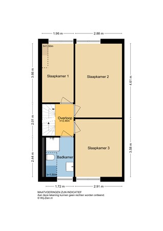 Lijsterbeshof 1, 3355 CC Papendrecht - Plattegrond EV 2D - Lijsterbeshof 1 te Papendrecht.jpg
