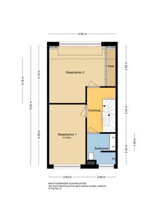 Laagveen 25, 3344 EN Hendrik-Ido-Ambacht - Plattegrond 1E - 2D - Laagveen 25 te Hendrik-Ido-Ambacht.jpg