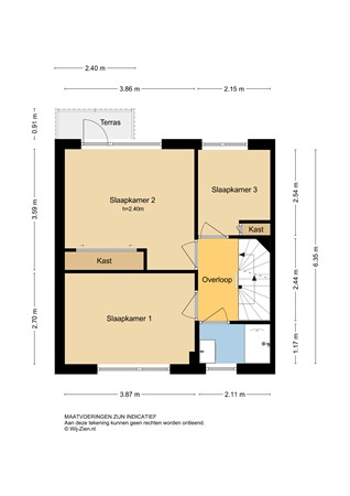 Ieplaan 27, 2951 CB Alblasserdam - Plattegrond 1E - 2D - Ieplaan 27 te Alblasserdam.jpg
