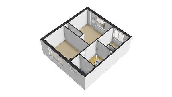 Ieplaan 27, 2951 CB Alblasserdam - Plattegrond 1E - 3D - Ieplaan 27 te Alblasserdam.jpg