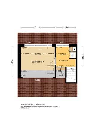 Ieplaan 27, 2951 CB Alblasserdam - Plattegrond 2E - 2D - Ieplaan 27 te Alblasserdam.jpg