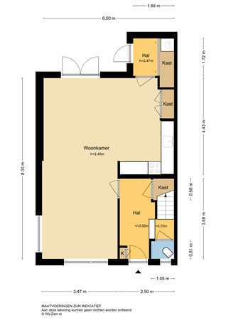 Ieplaan 27, 2951 CB Alblasserdam - Plattegrond BG - 2D- Ieplaan 27 Alblasserdam.jpg
