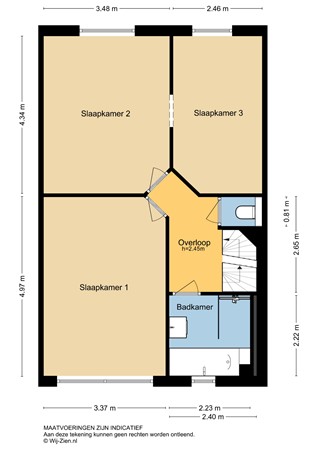 Boeieraak 32, 3356 MJ Papendrecht - 1e verdieping - 2D - Boeieraak 32 te Papendrecht.jpg