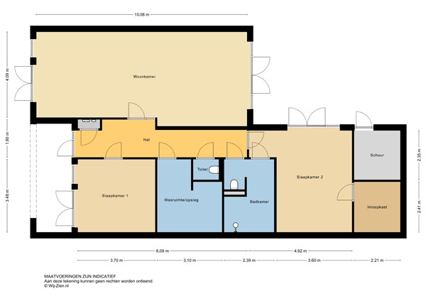 Vinkenpolderweg 38, 2952 AV Alblasserdam - Plattegrond 2D - Vinkenpolderweg 38 te Alblasserdam.jpg