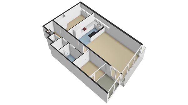 Raadhuisplein 17, 2951 GS Alblasserdam - Plattegrond 3D1 - Appartement - Raadhuisplein 17 te Alblasserdam.jpg