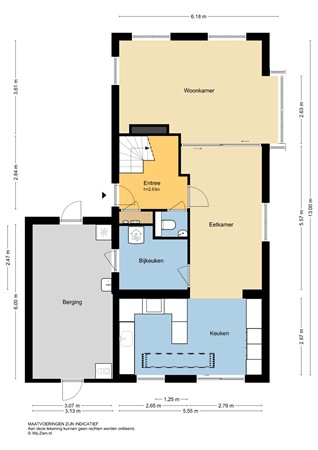 Raapzaadhof 1, 2952 EG Alblasserdam - Plattegrond BG - 2D - Raapzaadhof 1 te Alblasserdam.jpg
