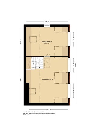 Raapzaadhof 1, 2952 EG Alblasserdam - Plattegrond 2E - 2D - Raapzaadhof 1 te Alblasserdam.jpg