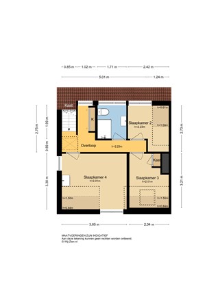 Oost Kinderdijk 219, 2953 CL Alblasserdam - Plattegrond EV 2D - Oost Kinderdijk 219 te Alblasserdam.jpg