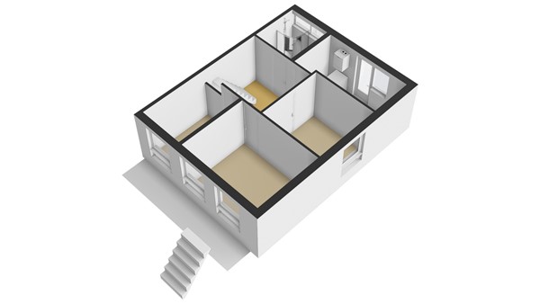 Pruimendijk 31, 2988 XM Ridderkerk - Plattegrond BG 3D - Pruimendijk 31 te Ridderkerk.jpg