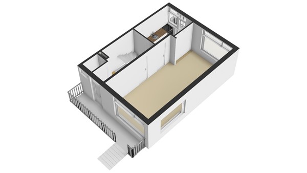Pruimendijk 31, 2988 XM Ridderkerk - Plattegrond EV 3D - Pruimendijk 31 te Ridderkerk.jpg