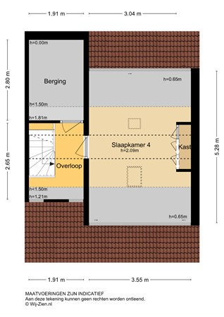Pruimendijk 31, 2988 XM Ridderkerk - Plattegrond TV 2D - Pruimendijk 31 te Ridderkerk.jpg