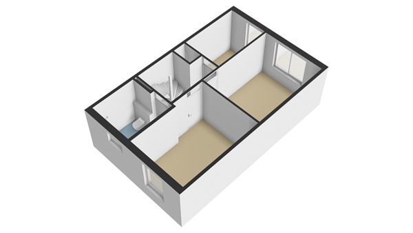 Wolfspoot 24, 2954 NE Alblasserdam - Plattegrond 1E - 3D - Wolfspoot 24 te Alblasserdam.jpg