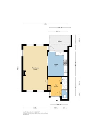 Oost Kinderdijk 331, 2953 CN Alblasserdam - Plattegrond BG - 2D - Oost Kinderdijk 331 te Alblasserdam.jpg