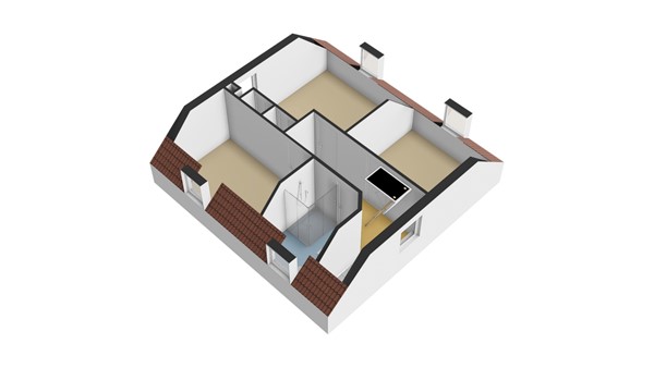Oost Kinderdijk 331, 2953 CN Alblasserdam - Plattegrond 1E - 3D - Oost Kinderdijk 331 te Alblasserdam.jpg