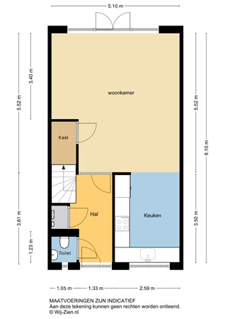Blokweersingel 84, 2953 XA Alblasserdam - Plattegrond 2D - BG - Blokweersingel 84 te Alblasserdam.jpg