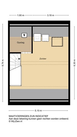 Blokweersingel 84, 2953 XA Alblasserdam - Plattegrond 2D - 2E - Blokweersingel 84 te Alblasserdam.jpg