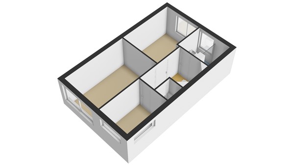 De Kreken 15, 2953 WG Alblasserdam - Plattegrond 1E - 3D - De Kreken 15 te Alblasserdam.jpg