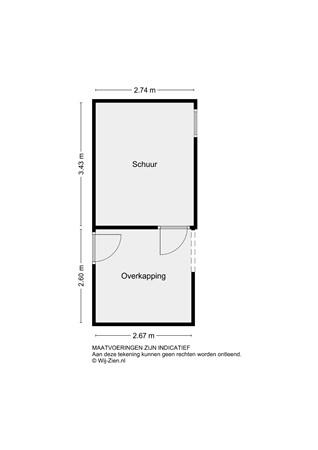 A. Anemastraat 8, 3354 AA Papendrecht - Plattegrond SH 2D - A. Anemastraat 8 te Papendrecht.jpg