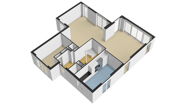 Visserstuin 200, 3319 LN Dordrecht - Plattegrond BG - 3D - Visserstuin 200 te Dordrecht.jpg