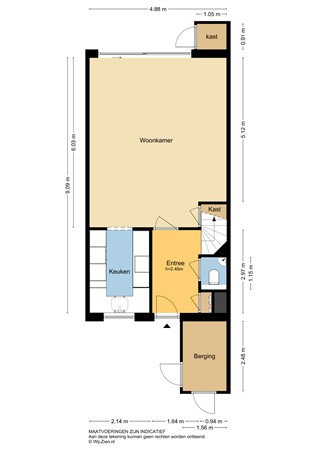 Salamander 17, 2954 BE Alblasserdam - Plattegrond BG - 2D - Salamander 17 te Alblasserdam.jpg