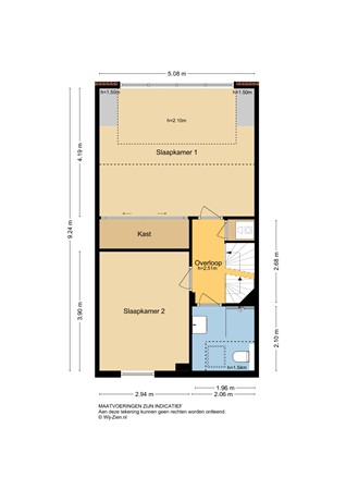 Salamander 17, 2954 BE Alblasserdam - Plattegrond 1E - 2D - Salamander 17 te Alblasserdam.jpg