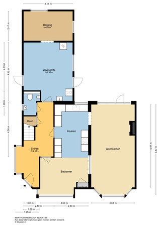 Cornelis Smitstraat 17, 2951 AB Alblasserdam - Plattegrond BG - 2D - Cornelis Smitstraat 17 te Alblasserdam.jpg