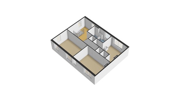 Cornelis Smitstraat 17, 2951 AB Alblasserdam - Plattegrond 1E - 3D - Cornelis Smitstraat 17 te Alblasserdam.jpg