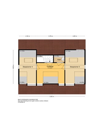 Cornelis Smitstraat 17, 2951 AB Alblasserdam - Plattegrond 2E - 2D - Cornelis Smitstraat 17 te Alblasserdam.jpg