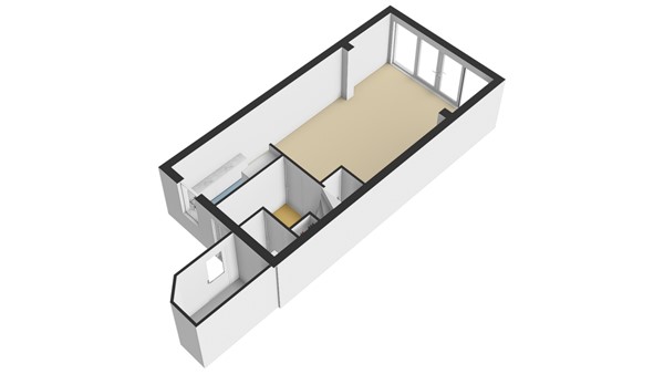 Willem Dreeshof 29, 2953 AW Alblasserdam - Plattegrond BG - 3D - Willem Dreeshof 29 te Alblasserdam.jpg