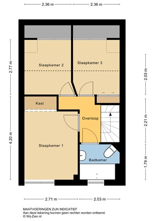 Willem Dreeshof 29, 2953 AW Alblasserdam - Plattegrond 1E - 2D - Willem Dreeshof 29 te Alblasserdm.jpg