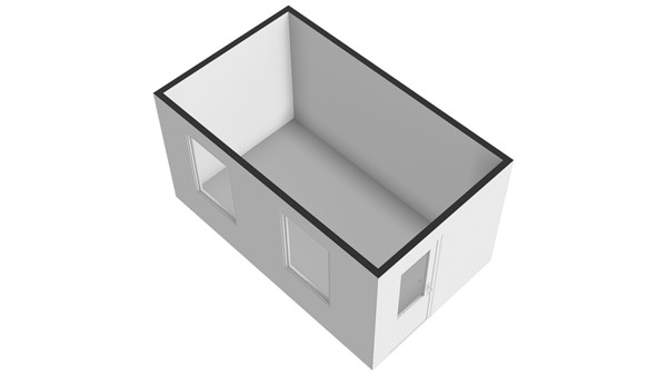 Bilderdijkstraat 32, 2951 TC Alblasserdam - Plattegrond Berging - 3D - Bilderdijkstraat 32 te Alblasserdam.jpg