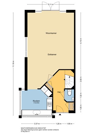 Meerkoet 26, 2957 NJ Nieuw-Lekkerland - Plattegrond BG - 2D - Meerkoet 26 te Nieuw-Lekkerland.jpg
