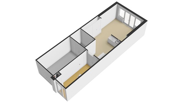 Da Costastraat 42, 2951 XB Alblasserdam - Plattegrond BG - 3D - Da Costastraat 42 te Alblasserdam.jpg