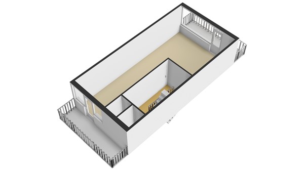 Da Costastraat 42, 2951 XB Alblasserdam - Plattegrond 1E - 3D - Da Costastraat 42 te Alblasserdam.jpg