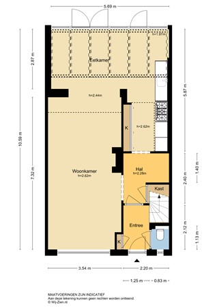 Floris V-Straat 20, 2957 AK Nieuw-Lekkerland - Plattegrond BG - 2D - Floris V Straat 20 te Nieuw-Lekkerland.jpg