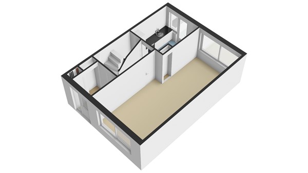 Van Lennepstraat 22, 2951 TL Alblasserdam - Begane grond - 3D - Van Lennepstraat 22 te Alblasserdam.jpg