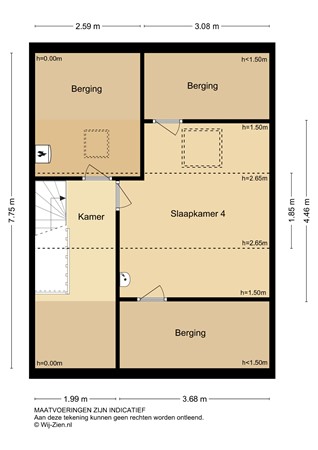 Van Lennepstraat 22, 2951 TL Alblasserdam - 2e verdieping - 2D - Van Lennepstraat 22 te Alblasserdam.jpg