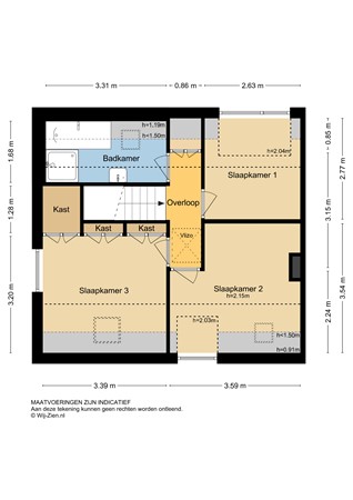 Oranjestraat 2, 2952 AH Alblasserdam - Plattegrond 1E - 2D - Oranjestraat 2 te Alblasserdam.jpg