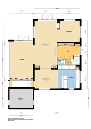 W.B. van der Veldenstraat 6, 2953 CX Alblasserdam - Plattegrond BG - 2D - W.B. van der Veldenstraat 6 te Alblasserdam.jpg