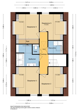 W.B. van der Veldenstraat 6, 2953 CX Alblasserdam - Plattegrond 1E - 2D - W.B. van der Veldenstraat 6 te Alblasserdam.jpg