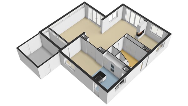 W.B. van der Veldenstraat 6, 2953 CX Alblasserdam - Plattegrond BG - 3D - W.B. van der Veldenstraat 6 te Alblasserdam.jpg