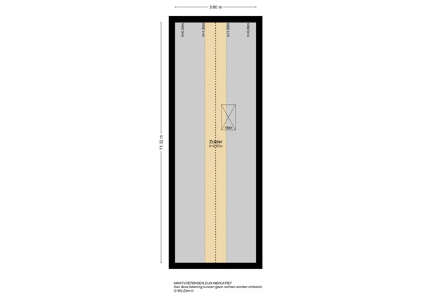 W.B. van der Veldenstraat 6, 2953 CX Alblasserdam - Plattegrond ZL - 2D - W.B. van der Veldenstraat 6 te Alblasserdam.jpg