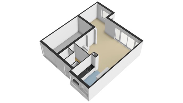 Pijlstoep 22, 2953 CS Alblasserdam - Plattegrond BG - 3D - Pijlstoep 22 te Alblasserdam.jpg