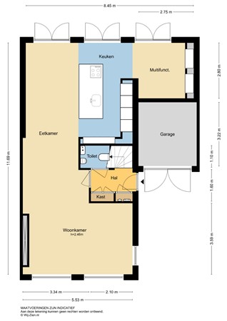 Campanulahof 27, 3355 BH Papendrecht - Plattegrond BG - 2D - Campanulahof 27 te Papendrecht.jpg