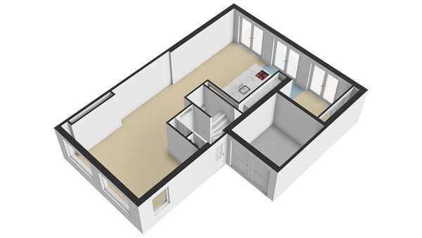 Campanulahof 27, 3355 BH Papendrecht - Plattegrond BG - 3D - Campanulahof 27 te Papendrecht.jpg